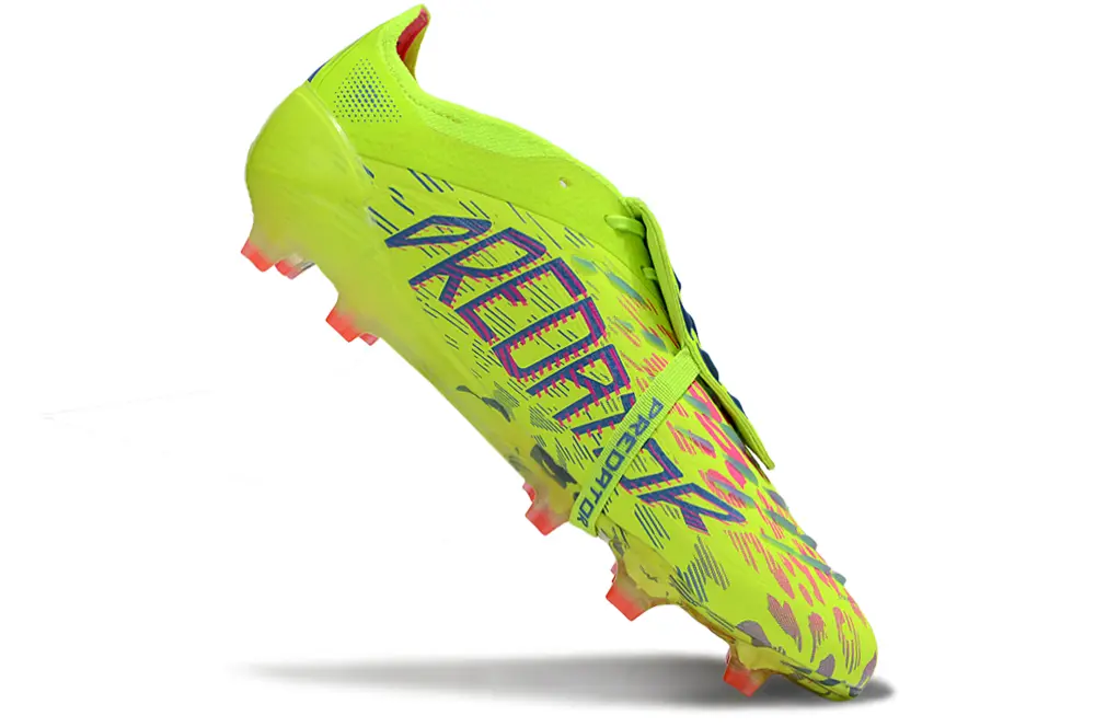 Predator 25 Elite Fold-over Tongue Mystic Victory - Vert/Rose/Blue Fusion (FG) Bonplancrampons