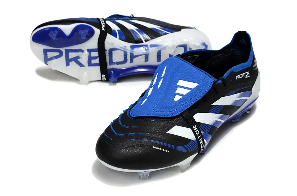 Predator 25 Elite Fold-over Tongue Noir/Blanc/Bleu (FG) Bonplancrampons