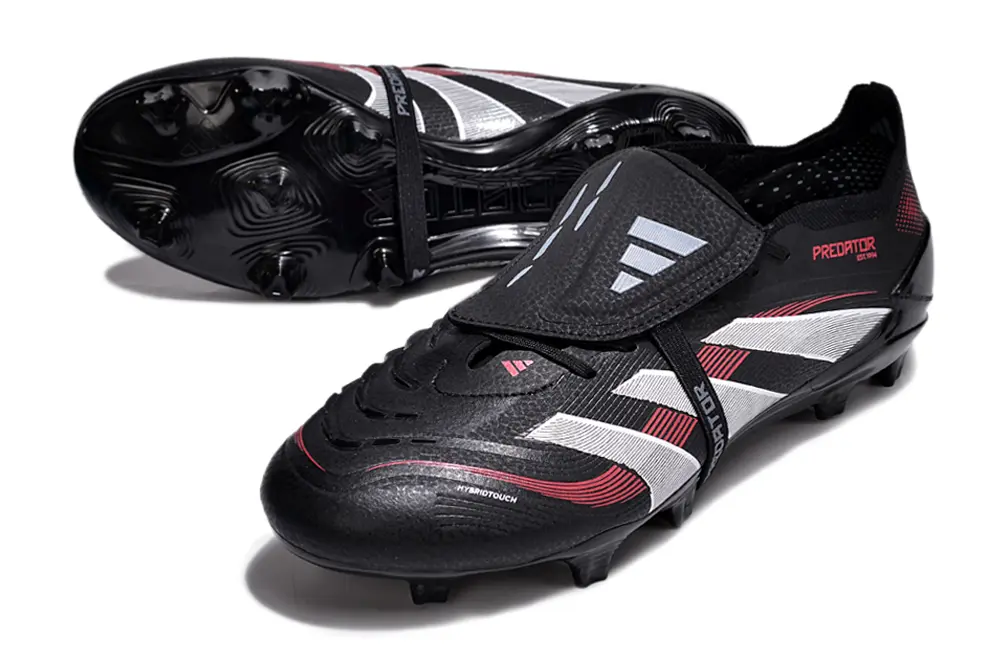 Predator 25 Elite Fold-over Tongue Noir/Gris/Rouge (FG) Bonplancrampons
