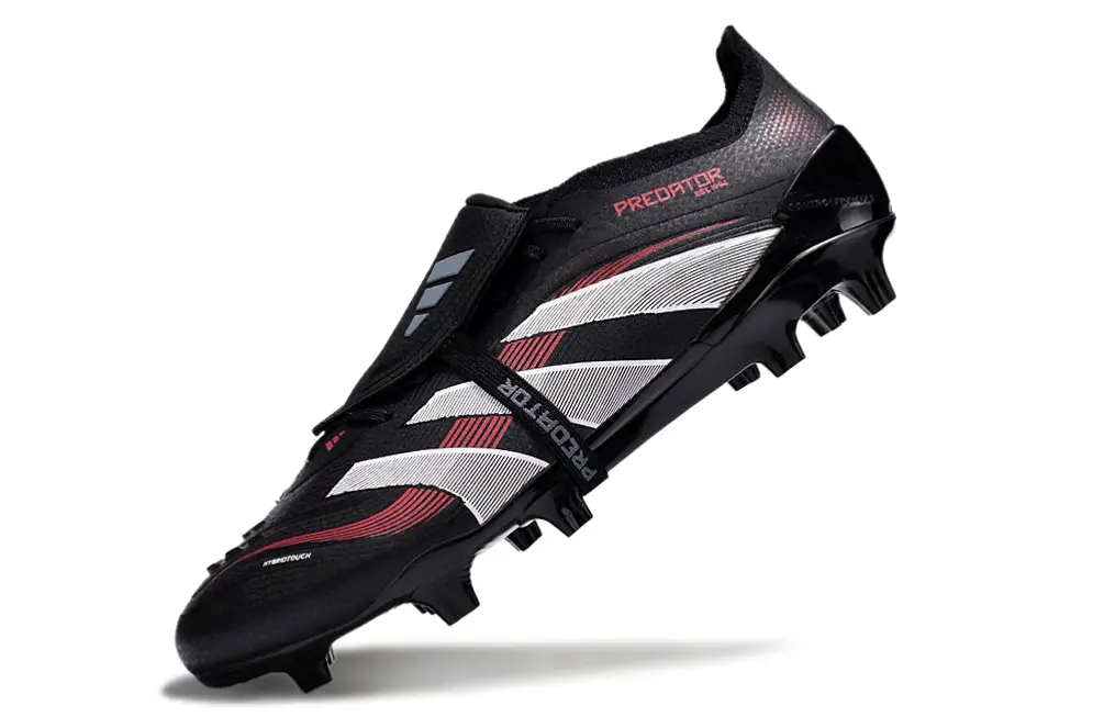 Predator 25 Elite Fold-over Tongue Noir/Gris/Rouge (FG) Bonplancrampons