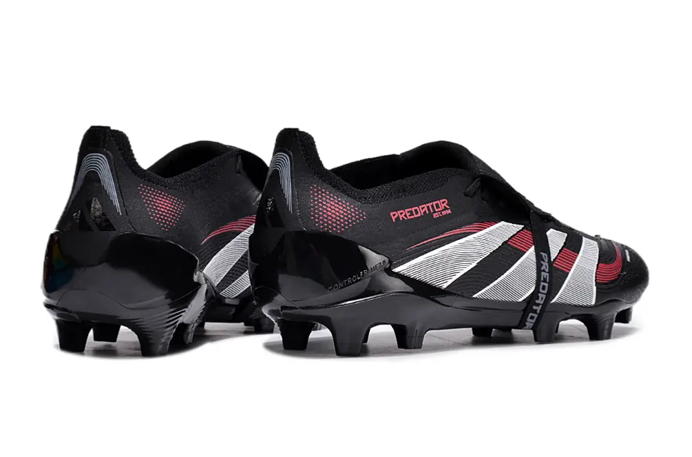 Predator 25 Elite Fold-over Tongue Noir/Gris/Rouge (FG) Bonplancrampons