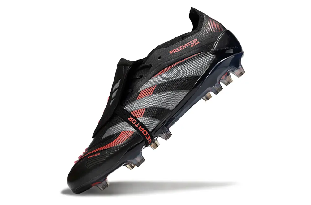Predator 25 Elite Fold-over Tongue Noir/Rouge/Gris (FG) Bonplancrampons