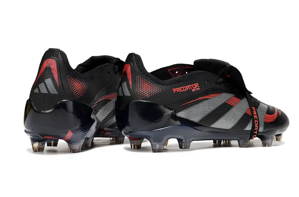 Predator 25 Elite Fold-over Tongue Noir/Rouge/Gris (FG) Bonplancrampons