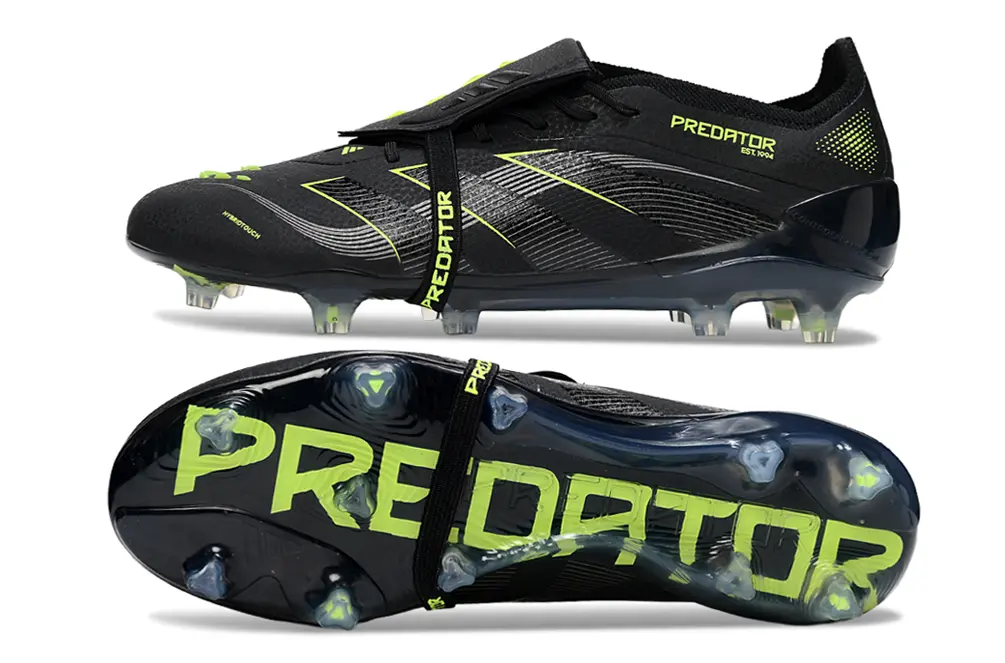 Predator 25 Elite Fold-over Tongue Noir/Vert (FG) Bonplancrampons