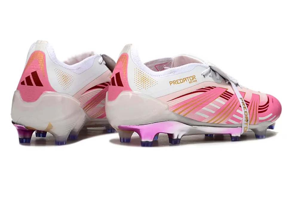 Predator 25 Elite Fold-over Tongue Rose/Blanc/Doré (FG) Bonplancrampons