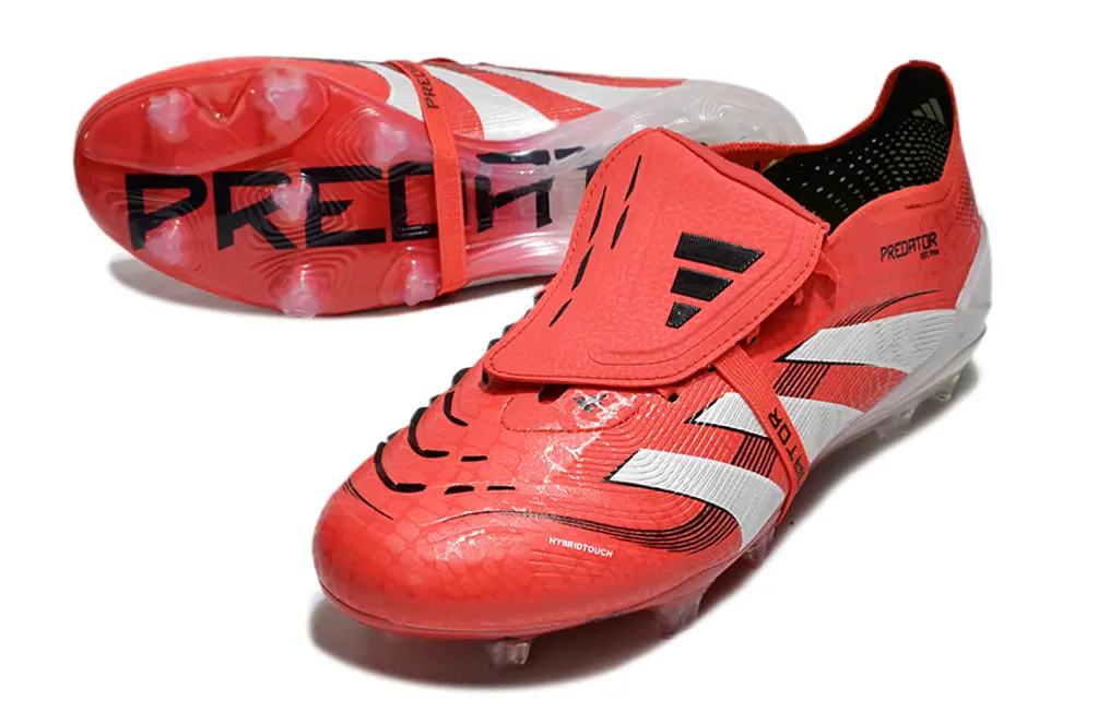 Predator 25 Elite Fold-over Tongue Rouge/Blanc/Noir (FG) Bonplancrampons