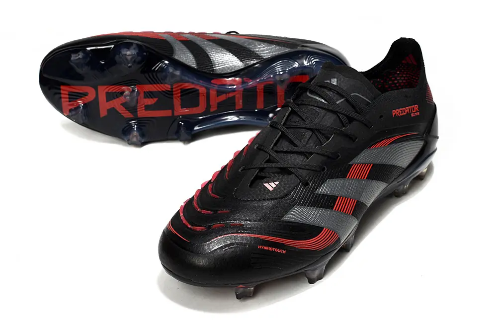 Predator 25 Elite Noir/Gris/Rouge (FG) Bonplancrampons
