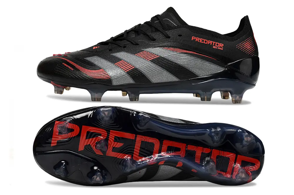 Predator 25 Elite Noir/Gris/Rouge (FG) Bonplancrampons
