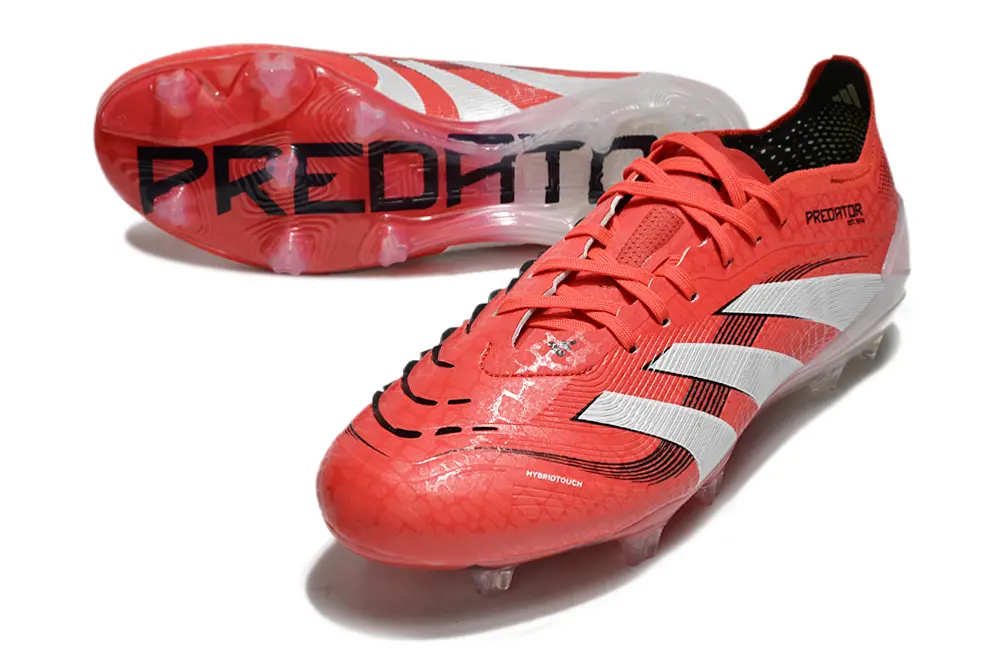Predator 25 Elite Rouge/Blanc/Noir (FG) Bonplancrampons