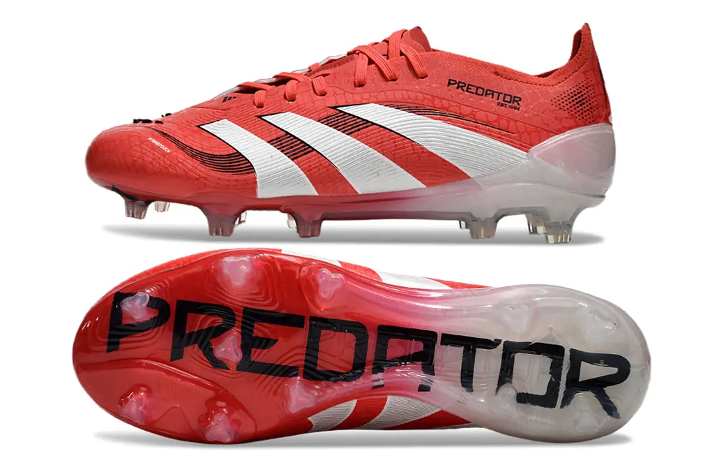 Predator 25 Elite Rouge/Blanc/Noir (FG) Bonplancrampons