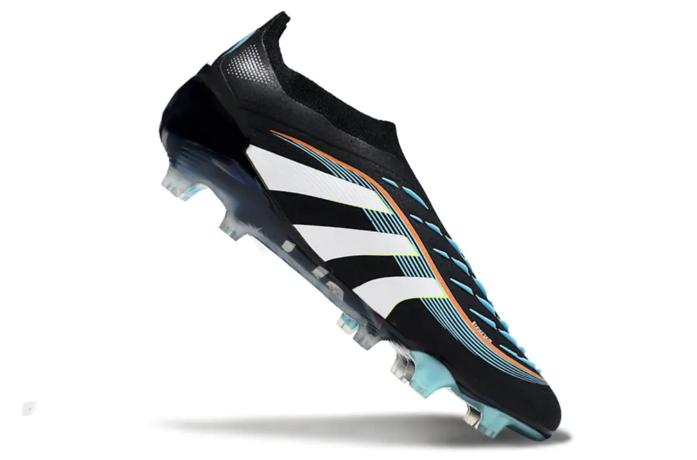 Predator Laceless Elite Mercedez-Benz Noir/Blanc/Bleu Claire (FG) Bonplancrampons