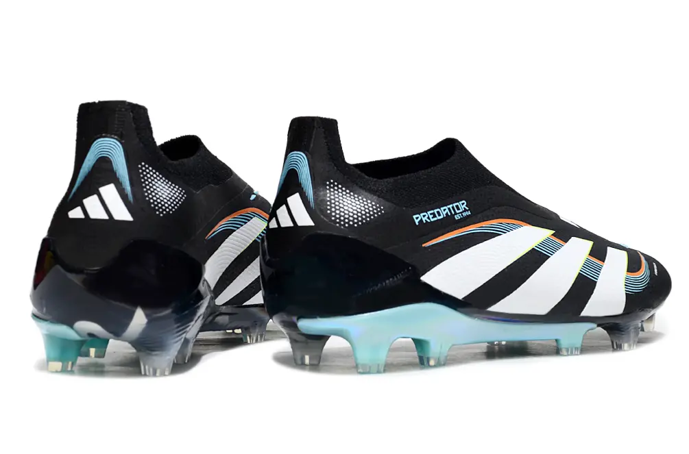 Predator Laceless Elite Mercedez-Benz Noir/Blanc/Bleu Claire (FG) Bonplancrampons