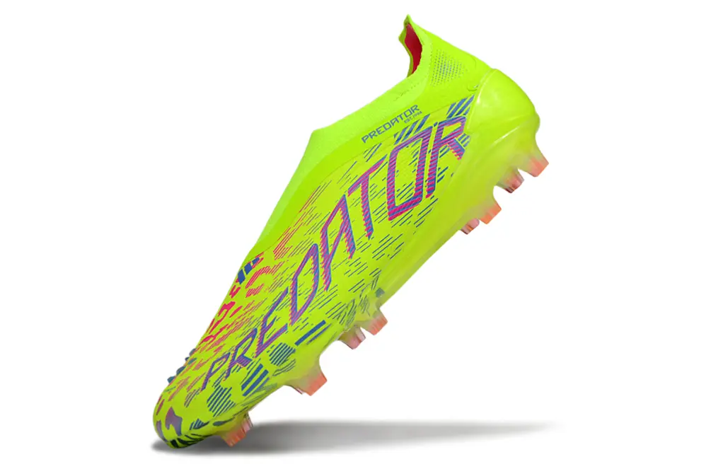 Predator Laceless Elite Mystic Victory - Vert/Rose/Blue Fusion (FG) Bonplancrampons