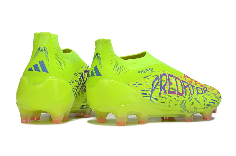 Predator Laceless Elite Mystic Victory - Vert/Rose/Blue Fusion (FG) Bonplancrampons
