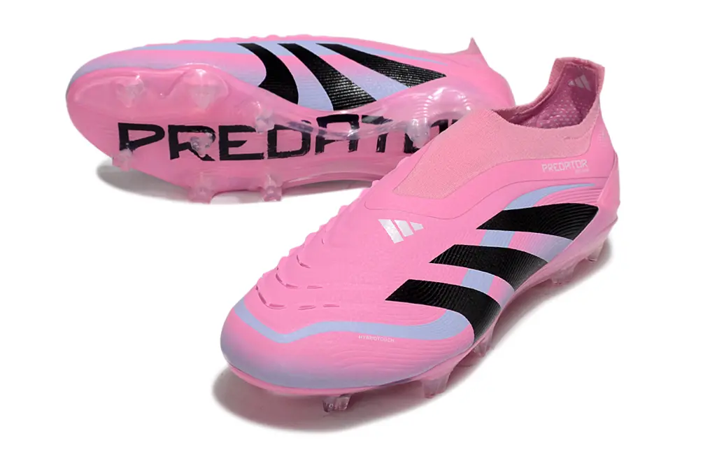 Predator Laceless Elite Rose/Noir/Bleu (FG) Bonplancrampons