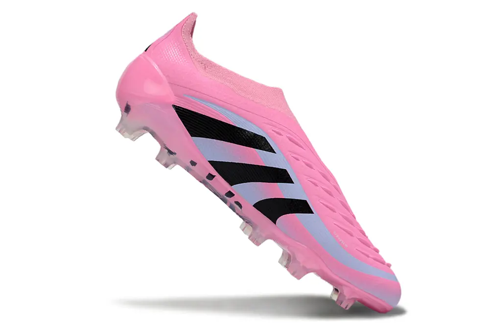 Predator Laceless Elite Rose/Noir/Bleu (FG) Bonplancrampons