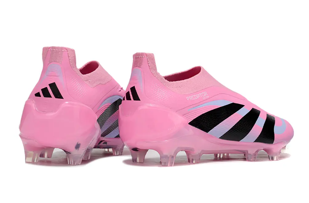 Predator Laceless Elite Rose/Noir/Bleu (FG) Bonplancrampons