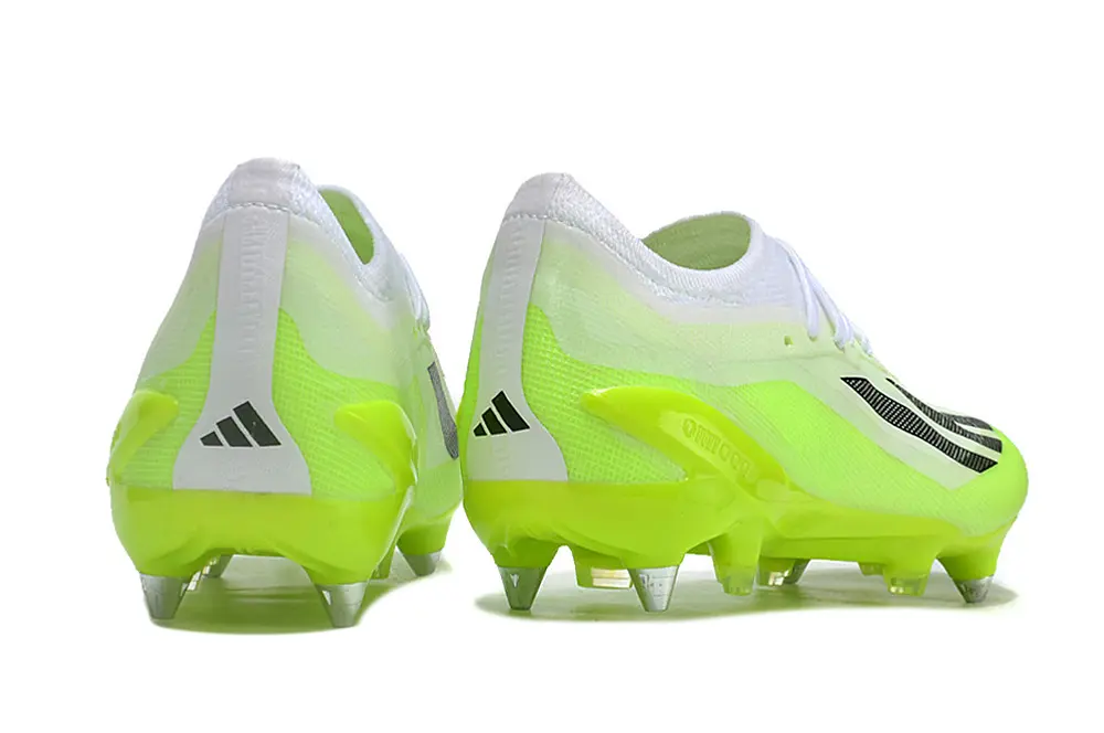 X Crazyfast Elite Blanc/Jaune (SG) Bonplancrampons