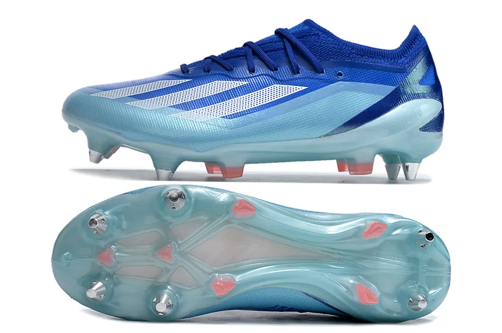 X Crazyfast Elite Bleu Foncé/Bleu Claire/Blanc (SG) Bonplancrampons