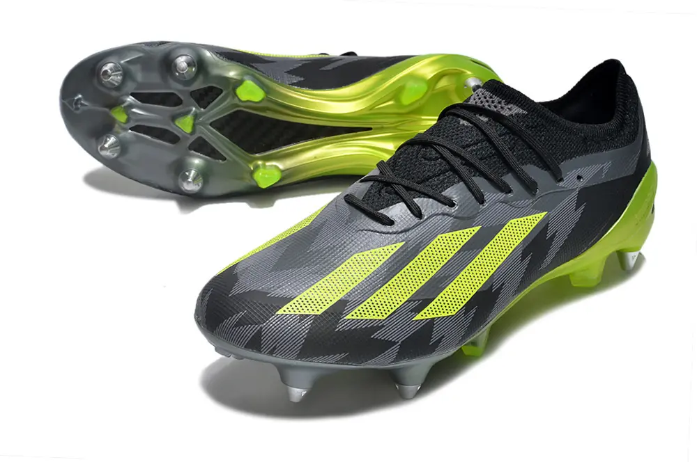 X Crazyfast Elite Crazycharged - Black/Yellow/Grey LIMITED EDITION (SG) Bonplancrampons