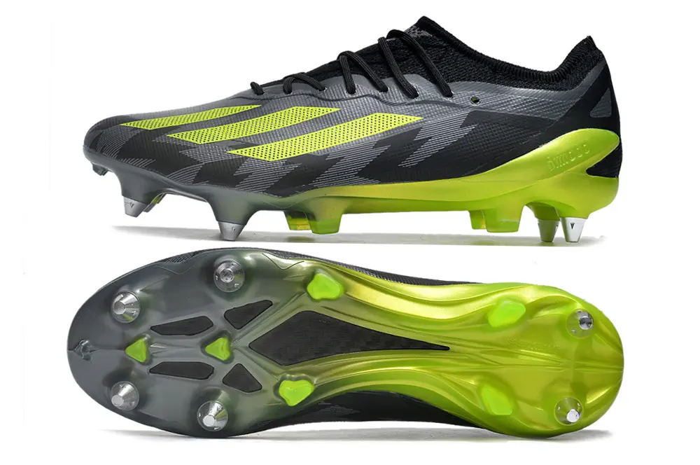 X Crazyfast Elite Crazycharged - Black/Yellow/Grey LIMITED EDITION (SG) Bonplancrampons