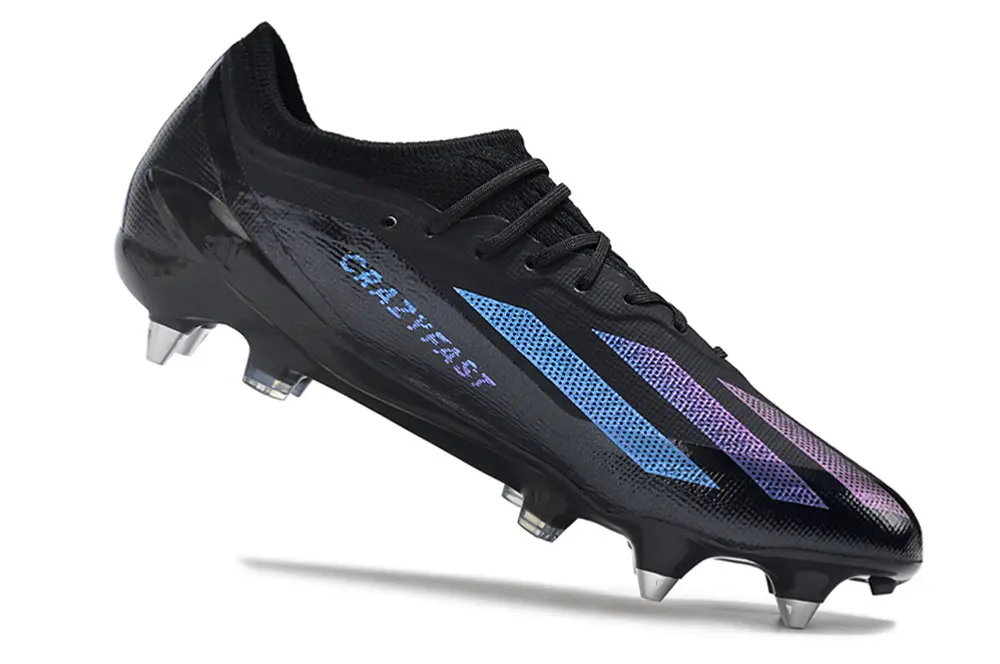 X Crazyfast Elite Noir/Bleu (SG) Bonplancrampons
