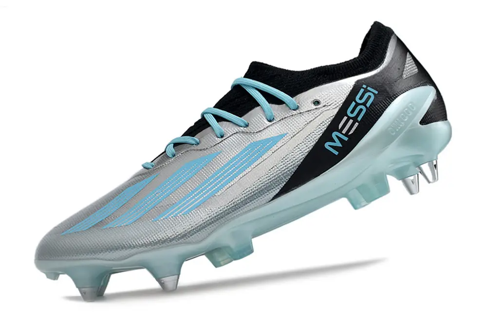X Crazyfast Elite x Messi Argenté/Bleu/Noir (SG) Bonplancrampons