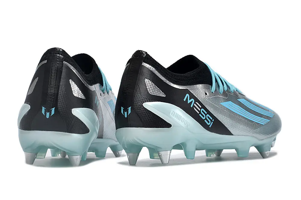 X Crazyfast Elite x Messi Argenté/Bleu/Noir (SG) Bonplancrampons