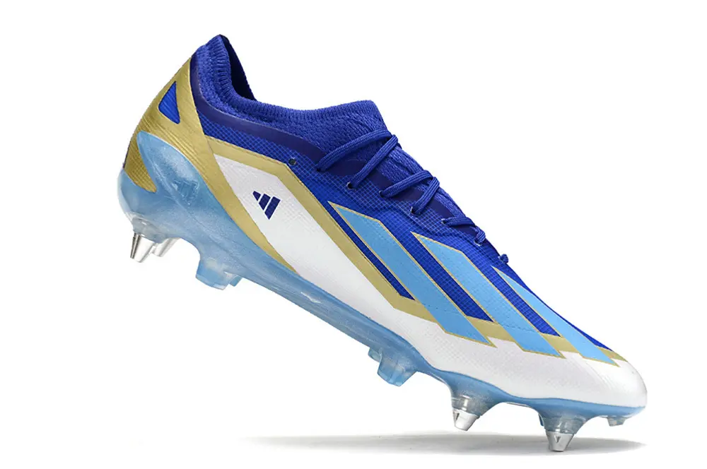 X Crazyfast Elite x Messi Bleu/Blanc/Doré (SG) Bonplancrampons