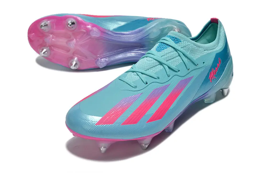 X Crazyfast Elite x Messi Bleu Claire/Rose (SG) Bonplancrampons