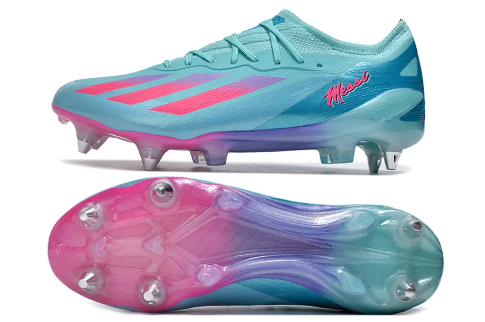 X Crazyfast Elite x Messi Bleu Claire/Rose (SG) Bonplancrampons