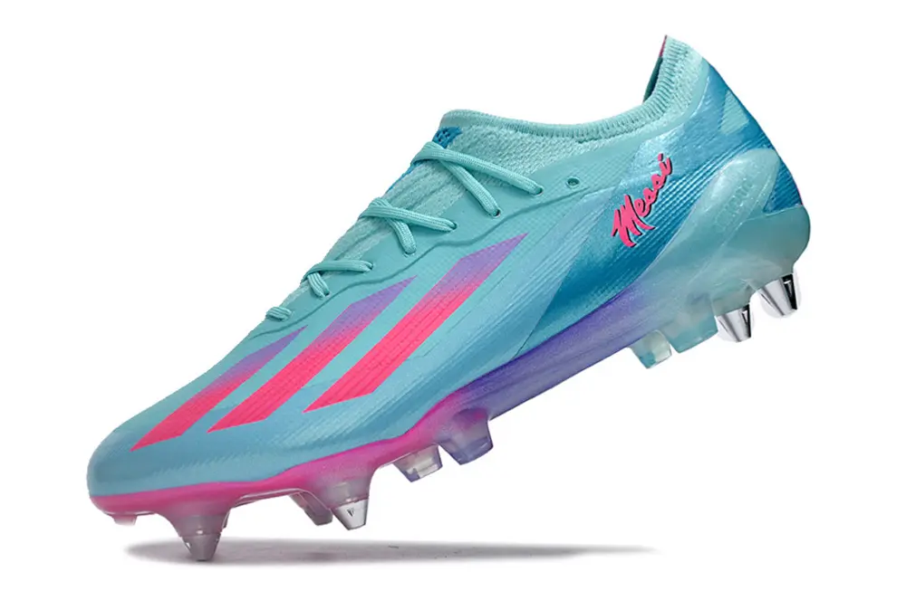 X Crazyfast Elite x Messi Bleu Claire/Rose (SG) Bonplancrampons
