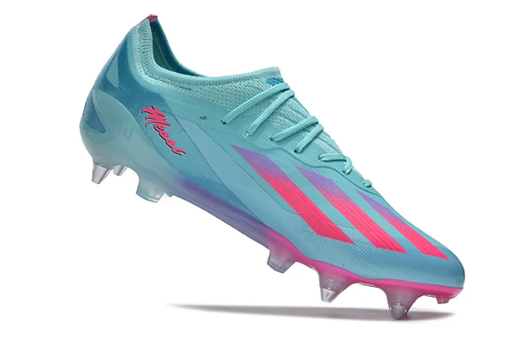 X Crazyfast Elite x Messi Bleu Claire/Rose (SG) Bonplancrampons