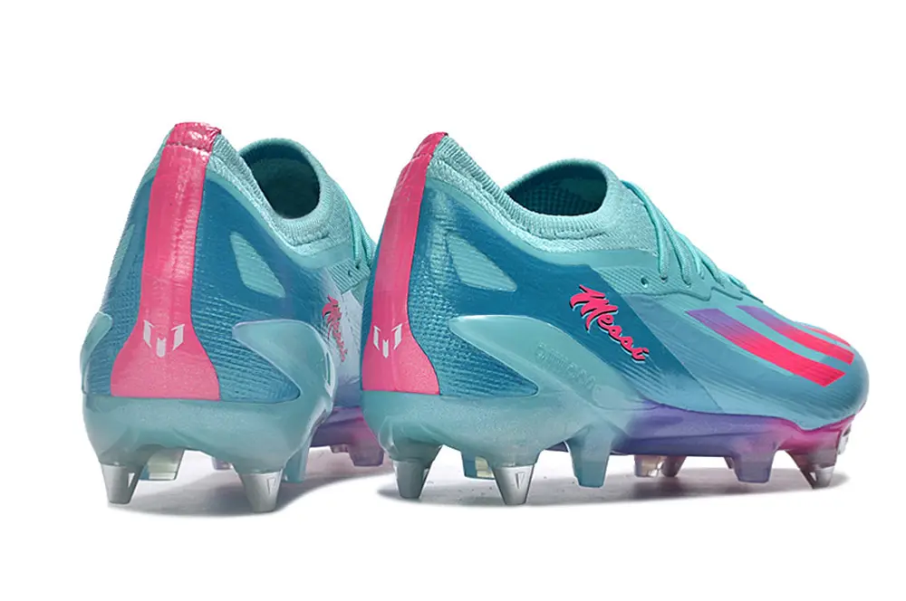 X Crazyfast Elite x Messi Bleu Claire/Rose (SG) Bonplancrampons