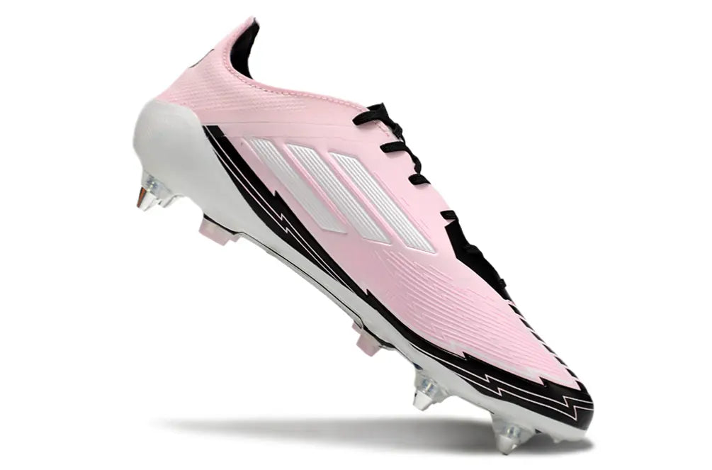 F50 Messi Elite Terrain Gras Rose/Noir (SG) Bonplancrampons
