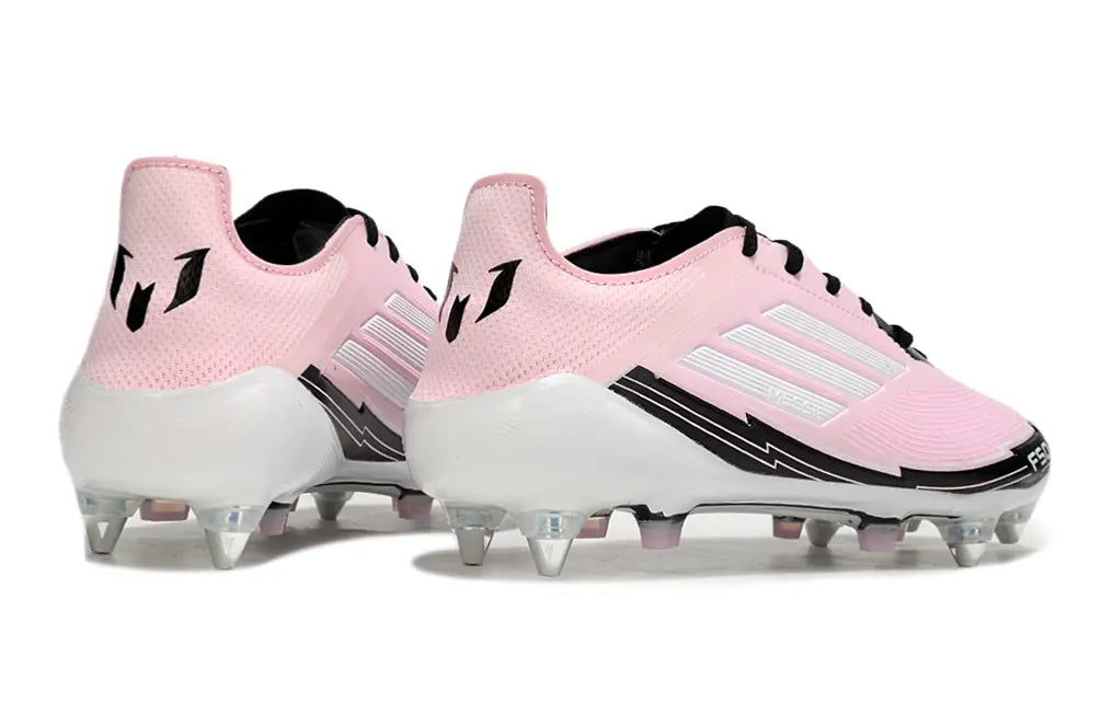 F50 Messi Elite Terrain Gras Rose/Noir (SG) Bonplancrampons
