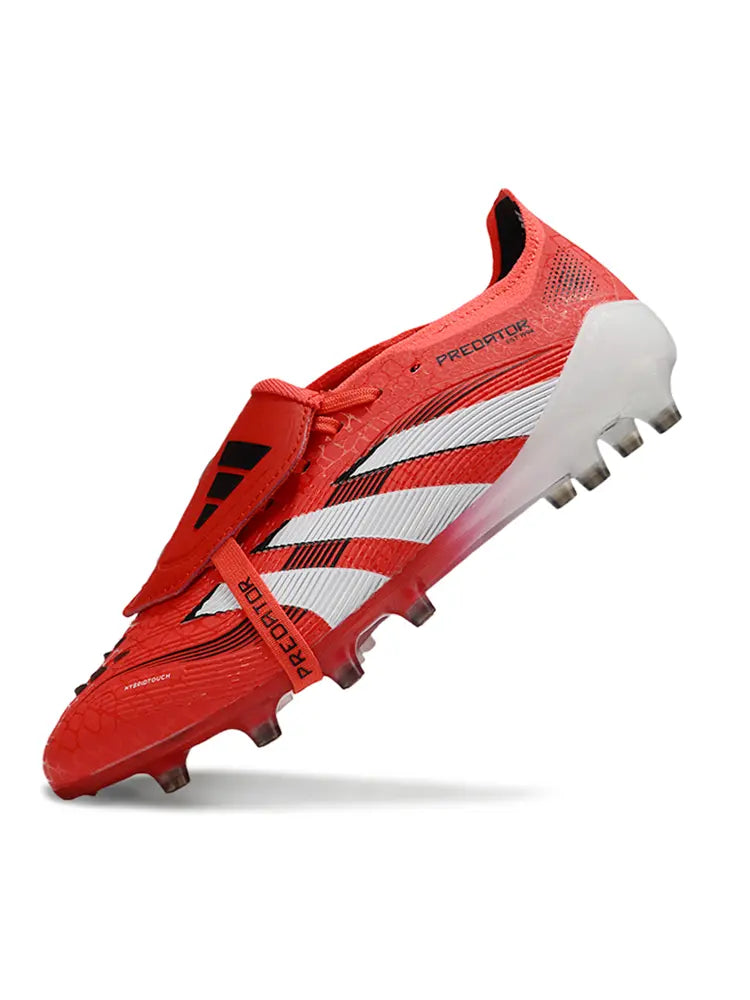 Predator Elite Fold-over Tongue Pure Victory Lucid Red/Blanc/Noir (AG) Bonplancrampons