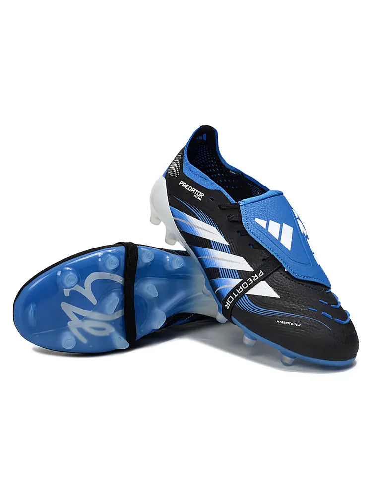 Predator Elite Fold-over Tongue x Bellingham Noir/Bleu/Blanc (AG) Bonplancrampons