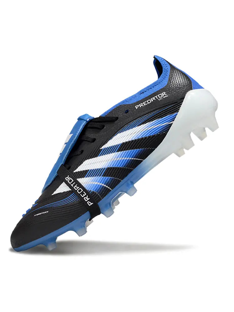 Predator Elite Fold-over Tongue x Bellingham Noir/Bleu/Blanc (AG) Bonplancrampons