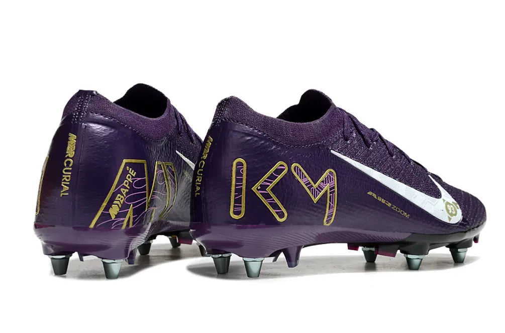 Air Zoom Mercurial Vapor 16 Elite Mbappé Personal Edition - Violet/Blanc (SG) Bonplancrampons