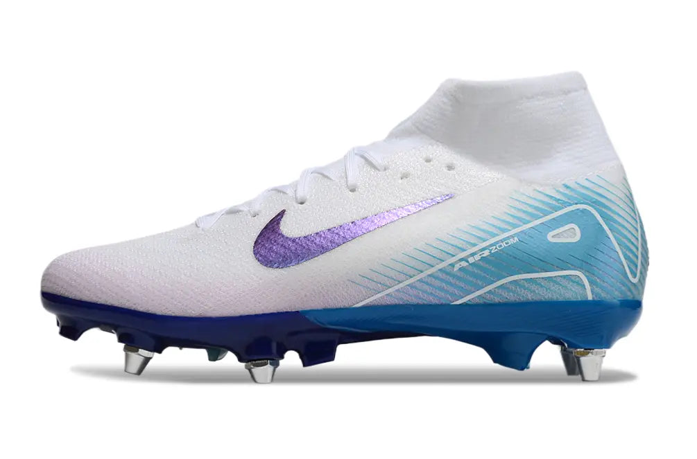 Air Zoom Mercurial Superfly 10 Elite Blanc/Violet (SG) Bonplancrampons