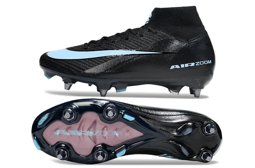 Air Zoom Mercurial Superfly 10 Elite Noir/Bleu (SG) Bonplancrampons