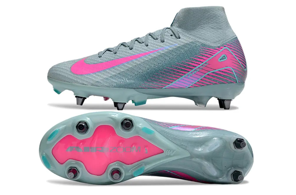 Air Zoom Mercurial Superfly 10 Elite Gris/Rose (SG) Bonplancrampons