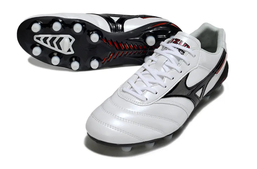 Morelia Neo IV Beta Elite Blanc/Noir/Rouge FG/AG Bonplancrampons
