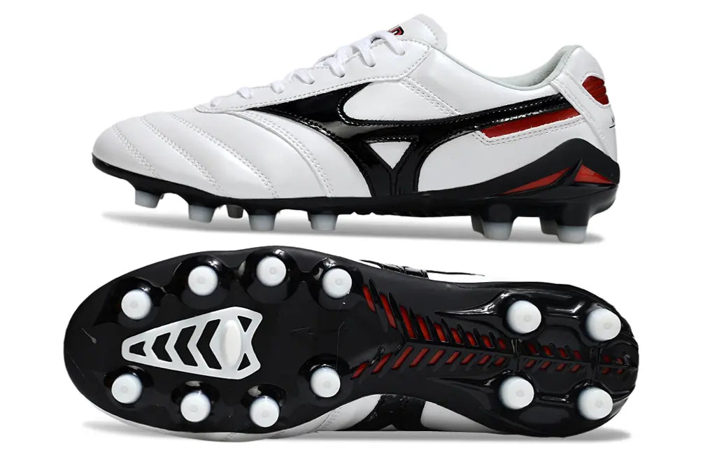 Morelia Neo IV Beta Elite Blanc/Noir/Rouge FG/AG Bonplancrampons