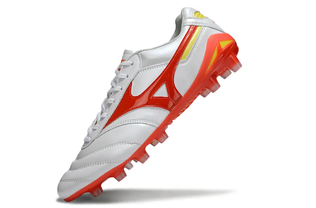 Morelia Neo IV Beta Elite Blanc/Orange FG/AG Bonplancrampons