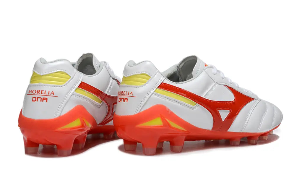Morelia Neo IV Beta Elite Blanc/Orange FG/AG Bonplancrampons