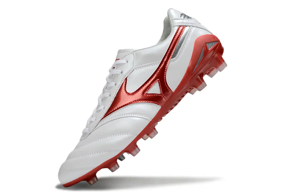 Morelia Neo IV Beta Elite Blanc/Rouge FG/AG Bonplancrampons
