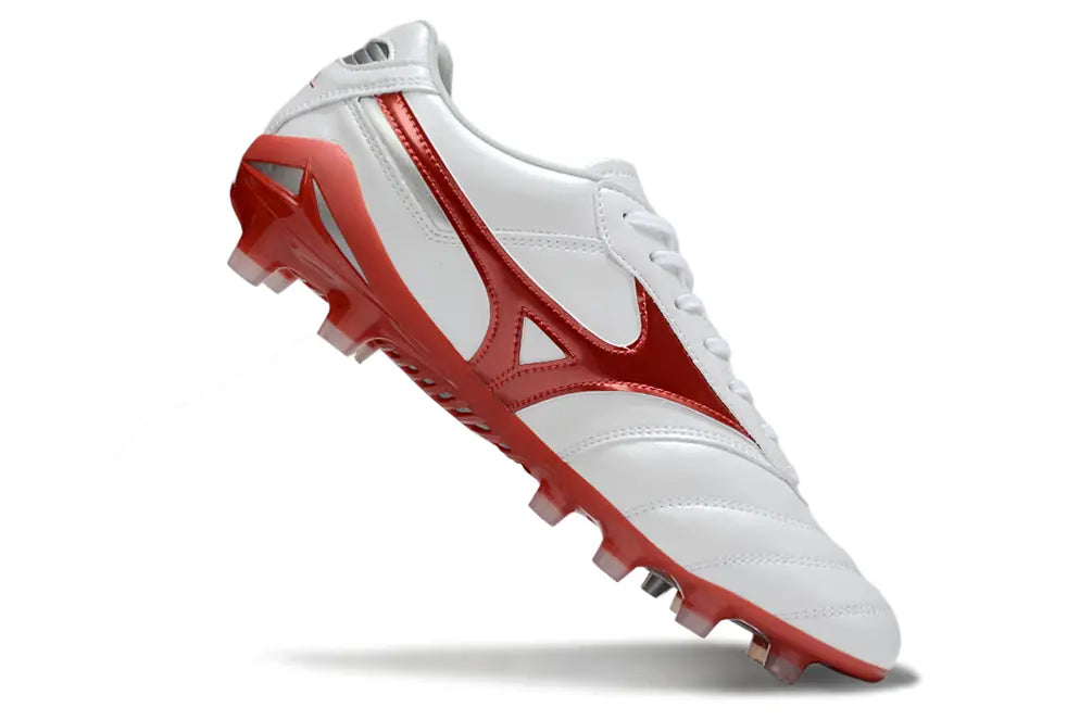 Morelia Neo IV Beta Elite Blanc/Rouge FG/AG Bonplancrampons