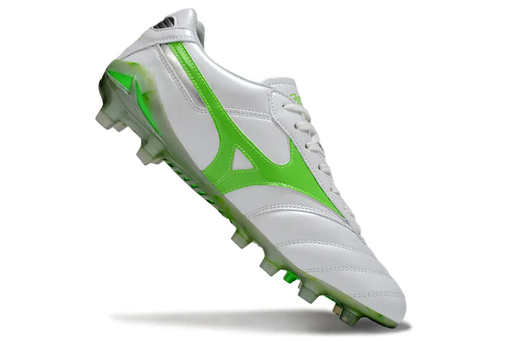 Morelia Neo IV Beta Elite Blanc/Vert FG/AG Bonplancrampons
